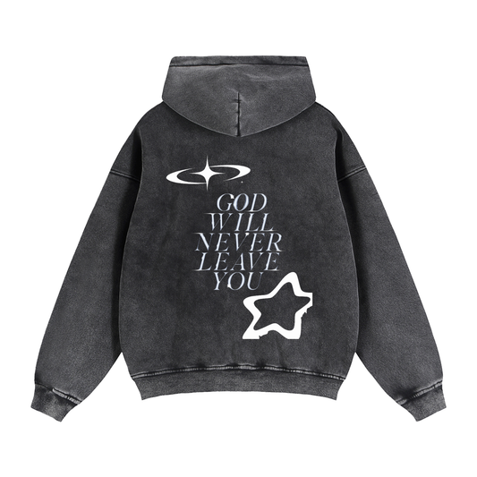 Zip-Through Boxy Fleece Hoodie